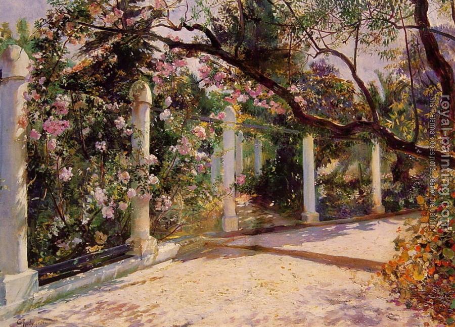 Georges Antoine Rochegrosse : Almond Trees Algiers